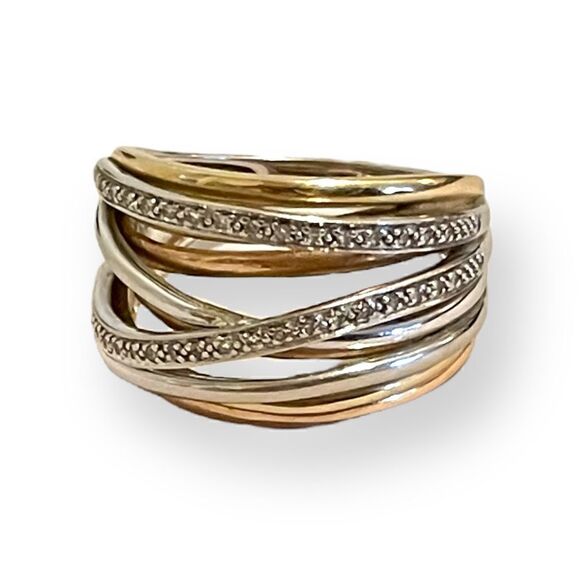 ❤️SOLD❤️14K Gold Ring with Diamonds - Picture 1 of 10